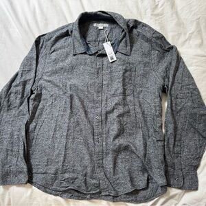 Outerknown Gray Button-Up Shirt